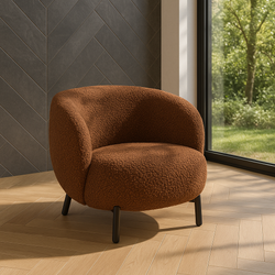 Дизайнерское кресло OWL букле