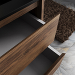 Тумба под раковину Vincea Gio 800 подвесная, 2 выкатных ящика soft-close, C.Oak