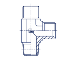 Штуцер FLC BSP 1/2" BSPT 1/2"