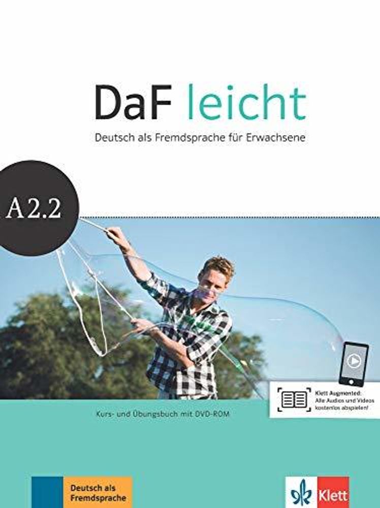 DaF leicht  A2.2 Kurs-/Ubgsb. +DVD-ROM