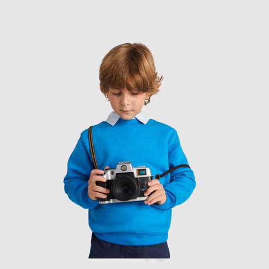 Детский свитер Clasica с круглым вырезом