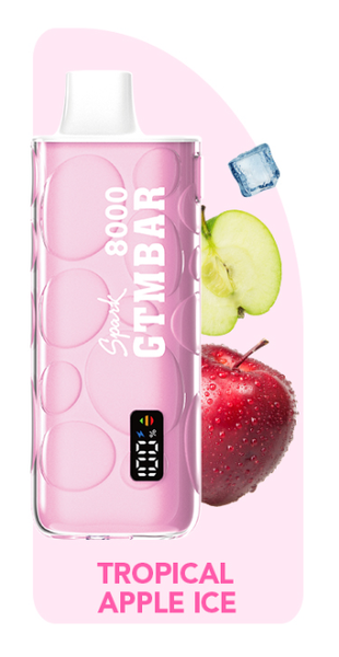 Купить Одноразовый Pod GTM Bar Spark - Tropical Apple Ice (8000 затяжек)