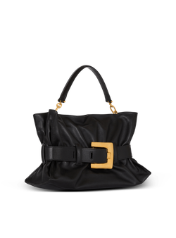 Balmain Сумка Anthem Medium из телячьей кожи, черный