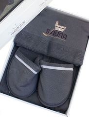 DUFOUR  ДУФОУР набор мужской для сауны серый Maison Dor Турция