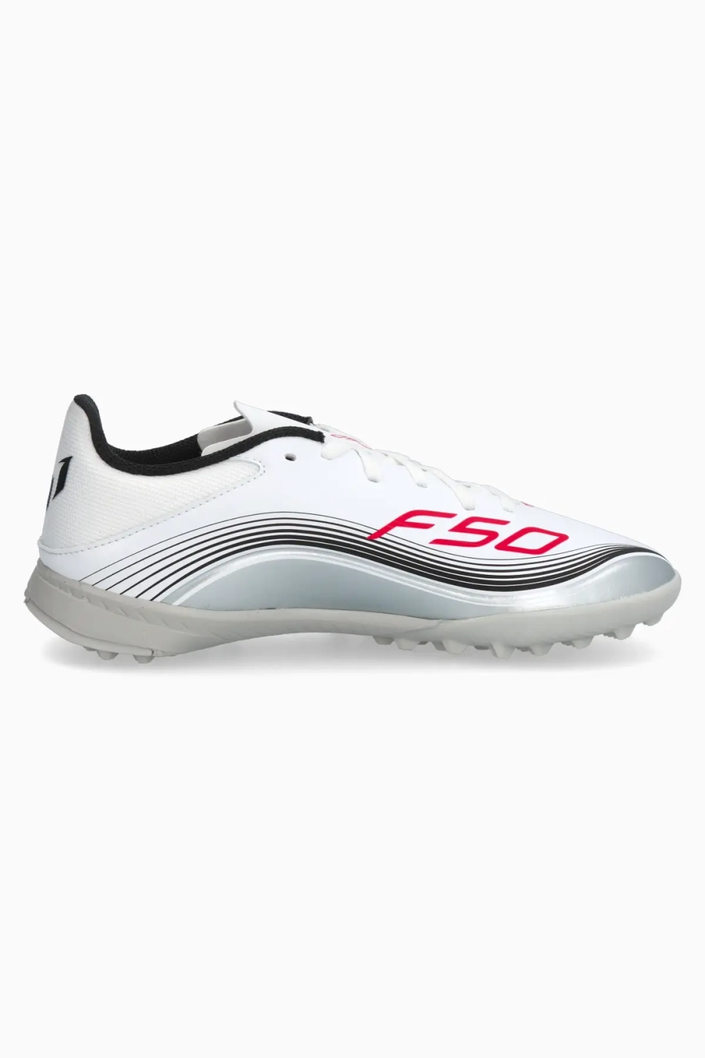 Сороконожки adidas F50 League Messi TF Junior - серебряный