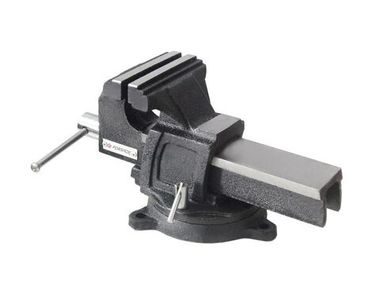 Тиски стальные усиленные поворотные с наковальней 6''-150мм Forsage F-6540906