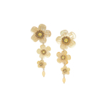 Серьги Franck Herval, Goldie, с перламутром, кристаллами и цитрином, FH26.1-12-70216 (золотистый)