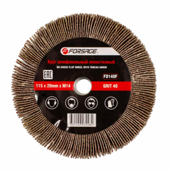 Круг лепестковый зачистной 115х20мм M14 (Grit 40) Forsage F-FD140F