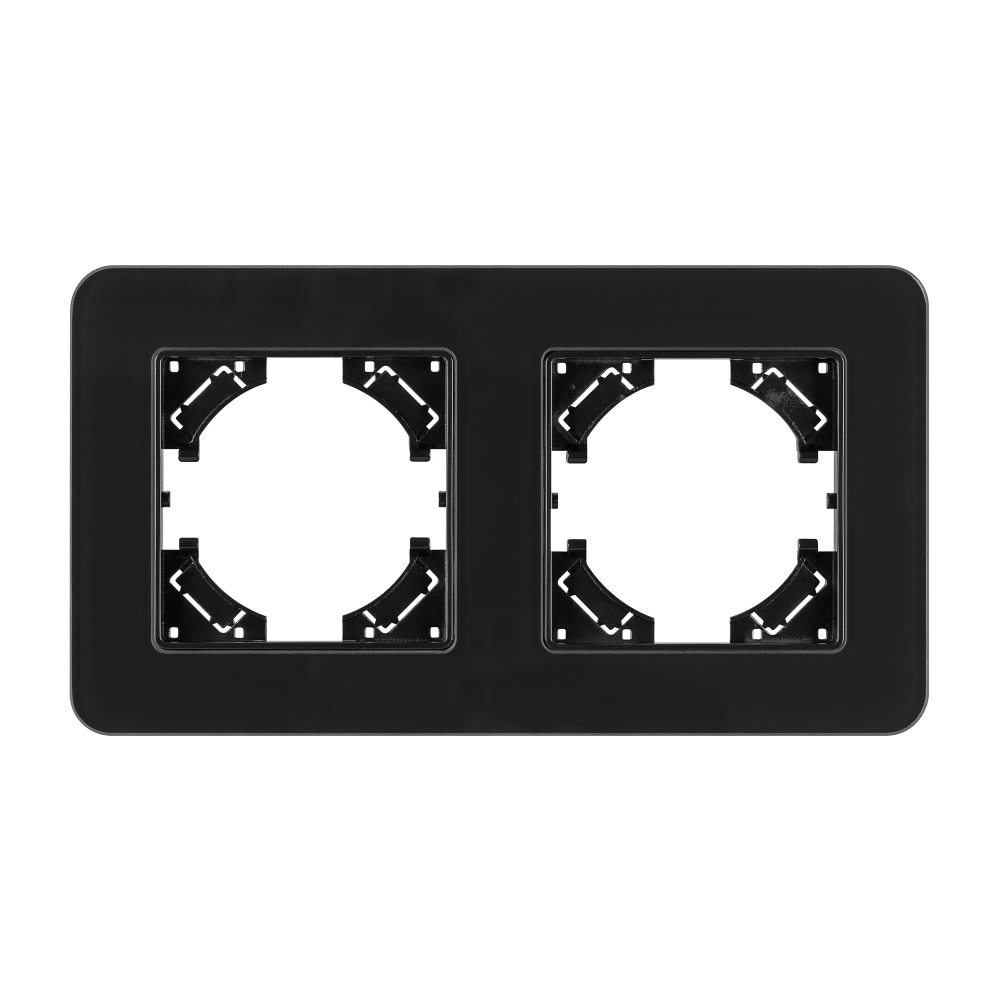 Рамка стеклянная FRM-OMALI-SFGS-2-BK (Arlight, -) 049709