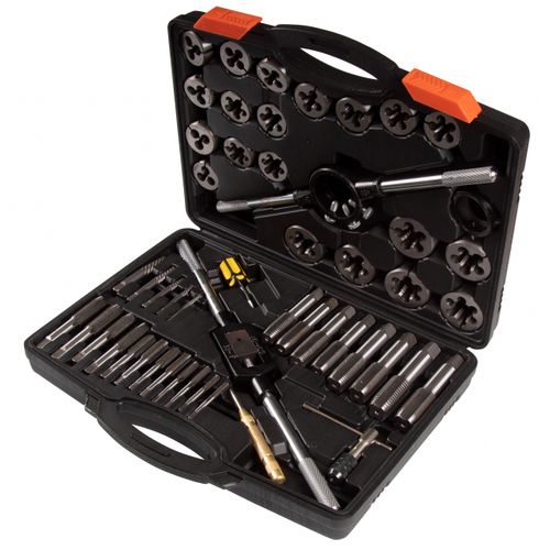 AFFIX (AF35100051C) Набор метчиков и плашек SK-5 M6-M24, кейс, 51 предмет