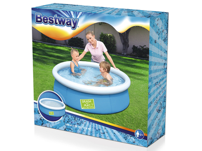 Бассейн надувной 152*38см "My First Fast Set", Bestway 57241