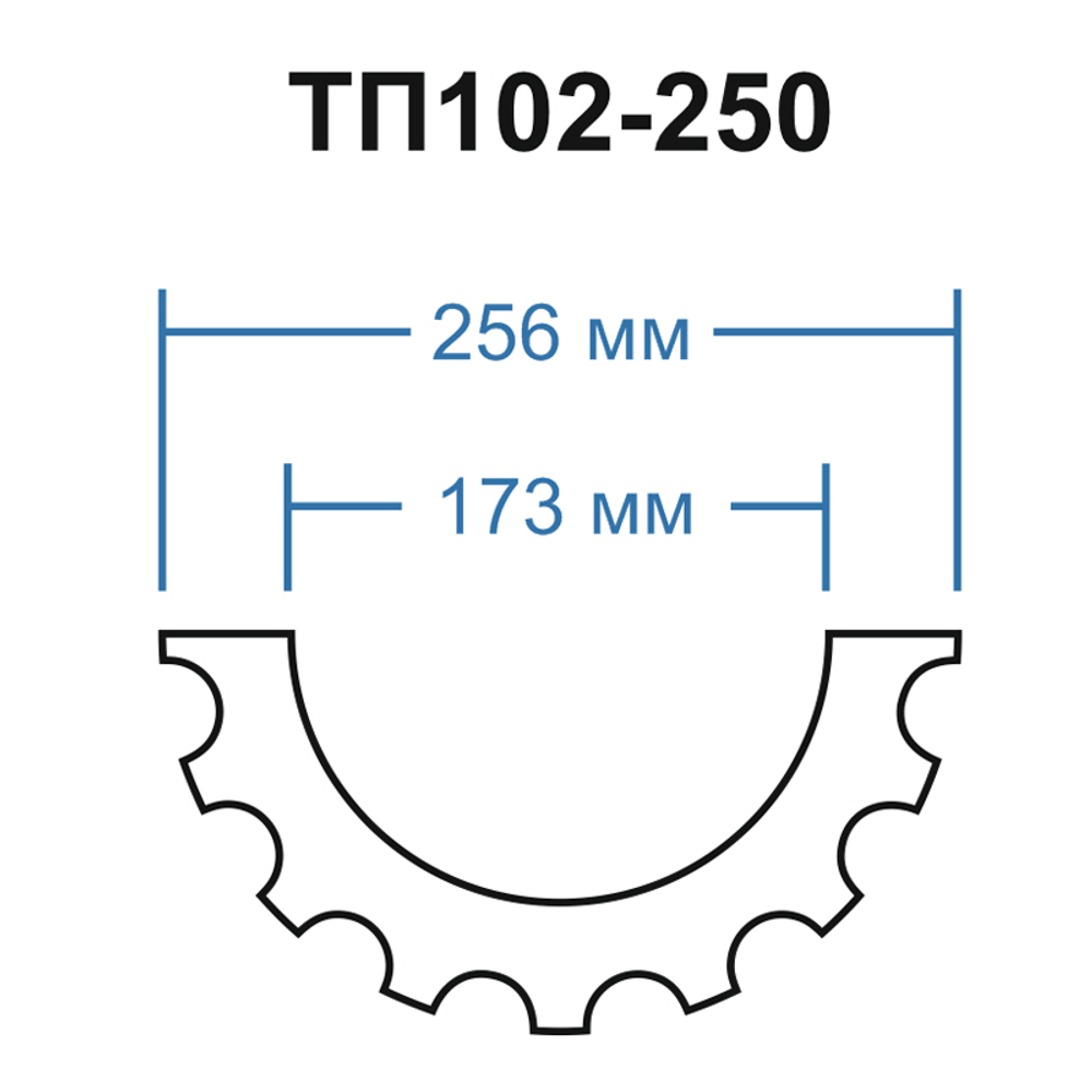 ТП102-250 тело полуколонны (d173 D256 h2000мм), шт