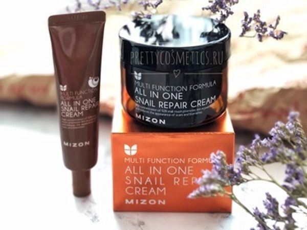 Универсальный улиточный помощник - Mizon All In One Snail Repair Cream