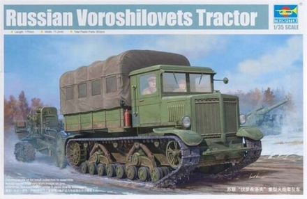 Сборная модель "Russian Voroshilovets Tractor"