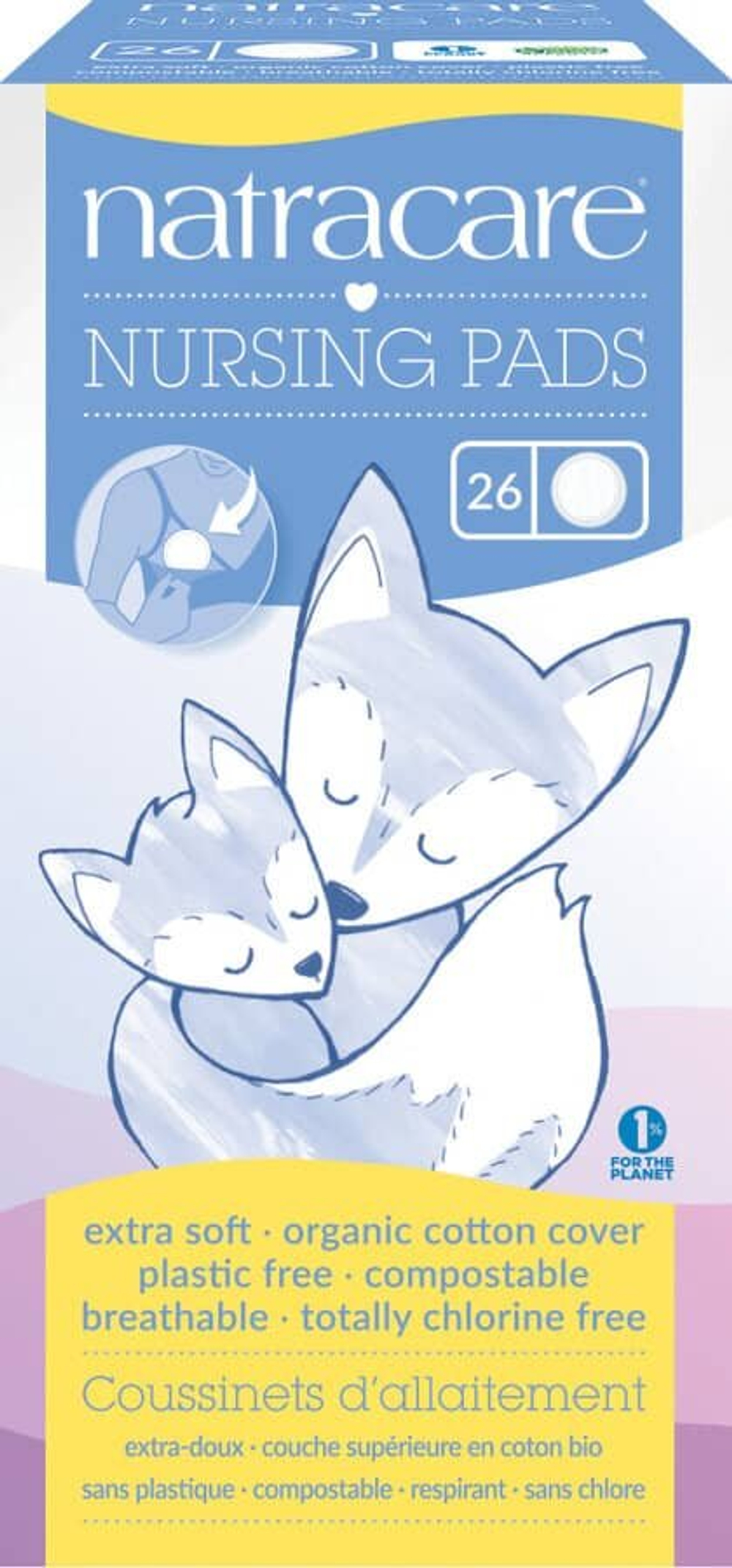 Вкладыши для кормящих мам Natracare (26 шт.)