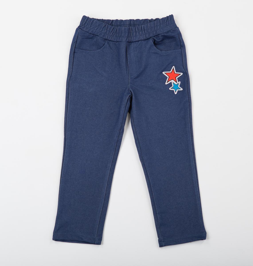 Джеггинсы (брюки) для девочки синий р.92 00088_BAT