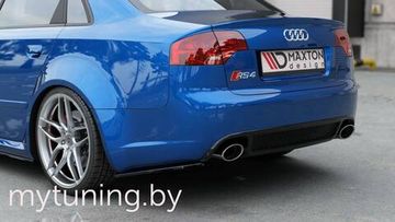 Сплиттеры бампера заднего боковые V.2 для AUDI RS4 B7 Sedan (06-08)