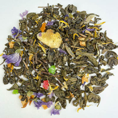 Зеленый чай BERRY-TEA "Фруктовый вальс"  | 18гр под стакан | Эконом