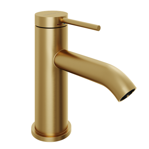 Смеситель для раковины Abelsberg Fluida ERF22001BG, королевское золото