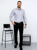 Рубашка классическая с длинным рукавом приталенная