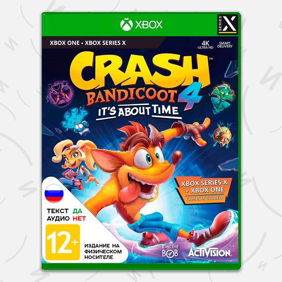 Игра Crash Bandicoot 4: Это Вопрос Времени / It's About Time  (Xbox One, русские субтитры)