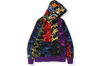 Худи A BATHING APE BAPE MIX CAMO CRAZY SHARK FULL ZIP HOODIE, 1F30-115-006
