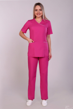 Костюм хирургический 77 ТС, фуксия
