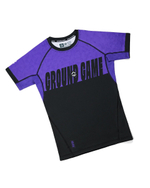 Рашгард Ground Game RANKINGOWY 2.0 IBJJF пурпурный
