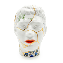 Ваза Kintsugi Head Him 09947