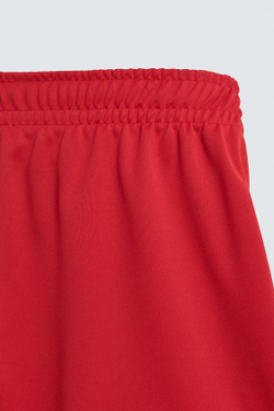 ZARA ШОРТЫ С КОНТРАСТНОЙ ОТДЕЛКОЙ, КРАСНЫЙ