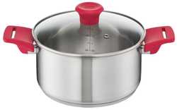 Набор посуды Tefal Jamie Oliver 6 предметов 1,5/3/4,7л 16/20/24см H802S674