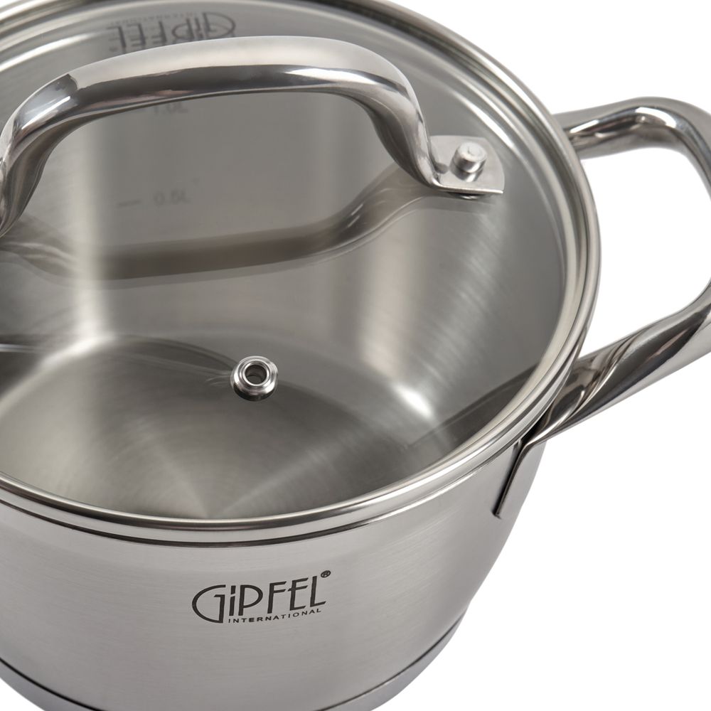 Кастрюля из нержавеющей стали Gipfel Era 1376 16 см/1,4 л