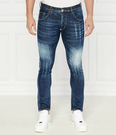 Джинсы Skull Philipp Plein - темно-синий(MDT3849 PDE004N)