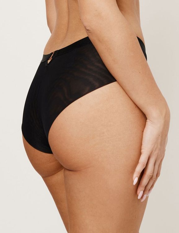 Трусы Subtille Butterfly Black слипы высокие (черный)