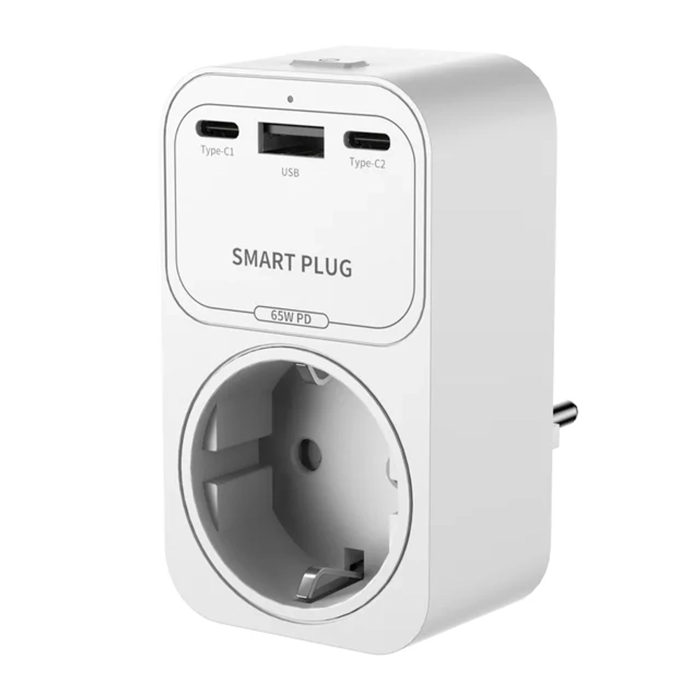 Умная WiFi розетка NEURACUBE TP16, 16A/3500Вт (С функцией быстрой зарядки)