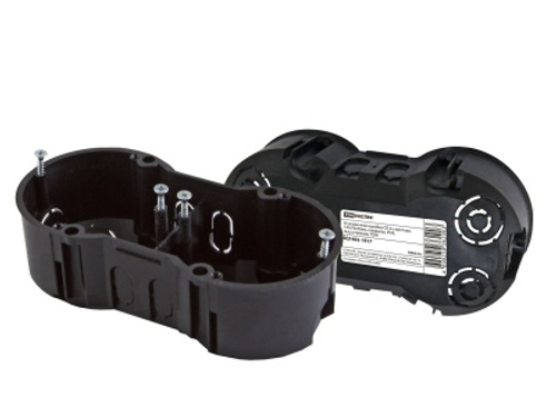 Коробка установочная 2-х местная СП 141х70х45мм IP20 саморезы TDM