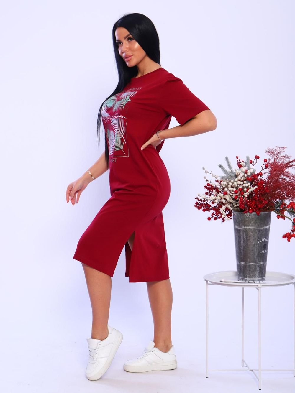 Аделин - туника бордовый Iv-capriz (Акция)