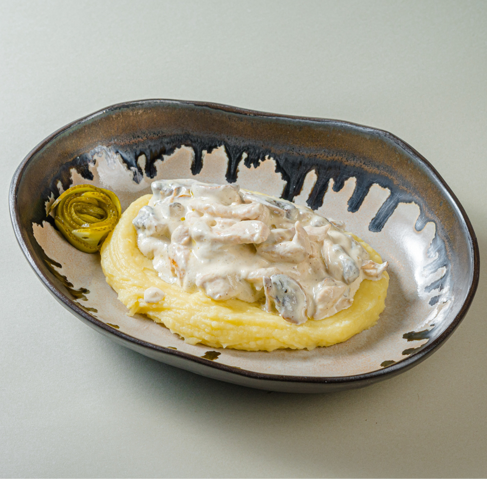 Куриный бефстроганов