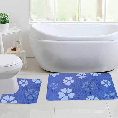 Коврик MAXIMUS 2шт 50*80/40*50см, 2582 D.BLUE