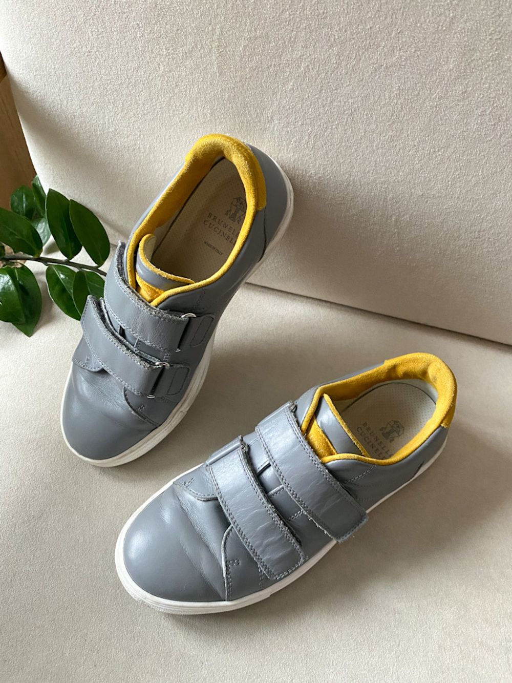 Кожаные кеды Brunello Cucinelli, 36