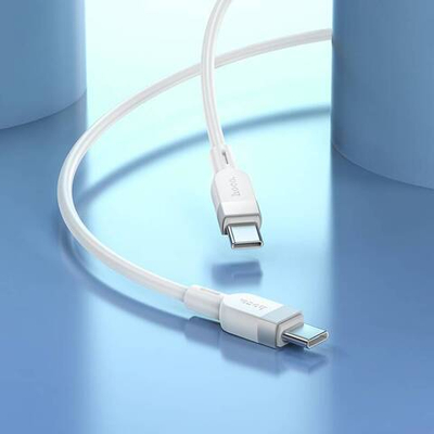 HOCO X109 Type-C (m)-Type-C (m) 1м 3.0A 60W силикон белый