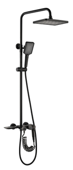 323562-C Душевая система, водопад (ЧЕРНЫЙ) ViEiR (5/1шт)