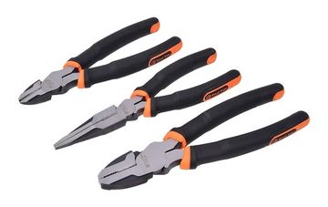 Набор инструмента ERGO из 3-х штук (плоскогубцы - 2 шт, кусачки) Tactix 204005