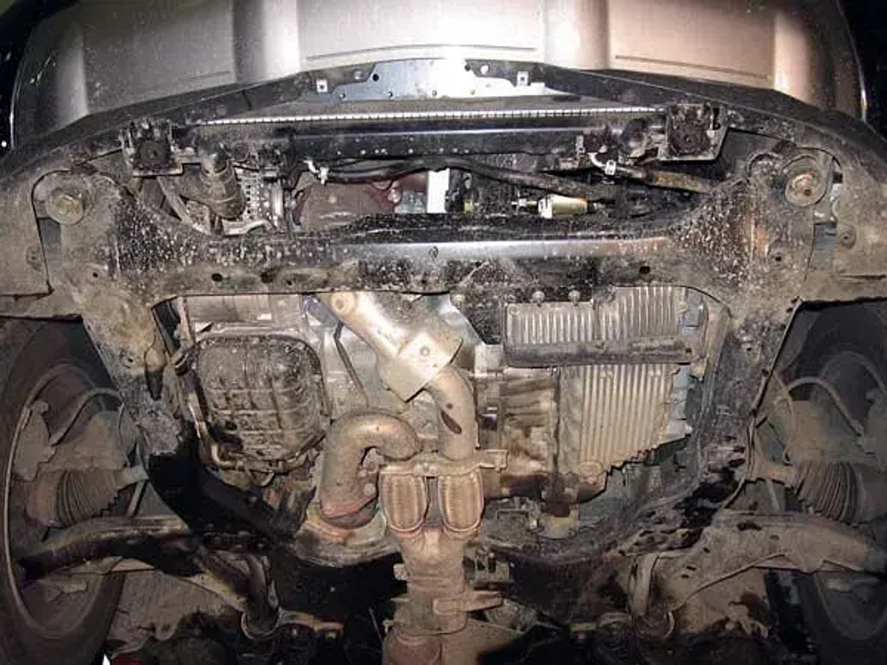 Защита картера и КПП Sheriff для Nissan Murano I (Z50) 2002-2008 арт.15.1003