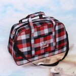 Сумка дорожная «Travel», на молнии, одно отделение, один боковой карман, красный принт, 48*29*18см