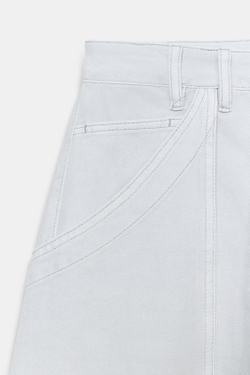 ZARA БРЮКИ КАРГО — ZW COLLECTION, ГОЛУБОЙ