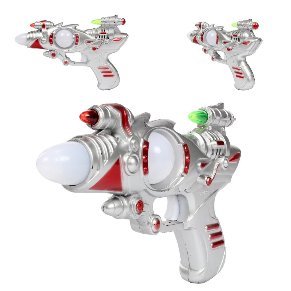 Пистолет на батарейках 24см, пакет 868