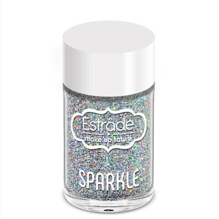 Estrade Глиттер Sparkle, рассыпчатый, тон №51, Серебряный голографик, 3 гр