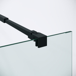 Душевая перегородка Niagara Nova NG-582-12BLACK (120х200) черный матовый,стекло белый градиент,1 место