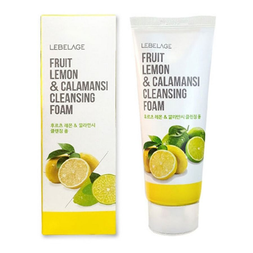 Пенка для умывания Лимон и Каламанси LEBELAGE Fruit Lemon &amp; Calamansi Cleansing, 100 мл.